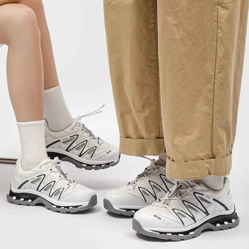 户外老爹鞋男款2025新款春夏防滑休闲运动徒步登山鞋情侣款潮流女