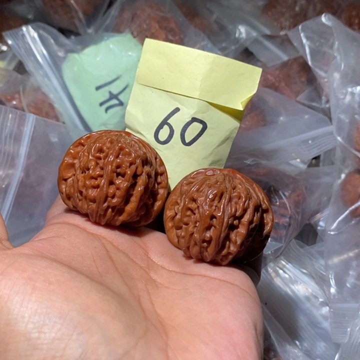 把件桃核44尺四座楼