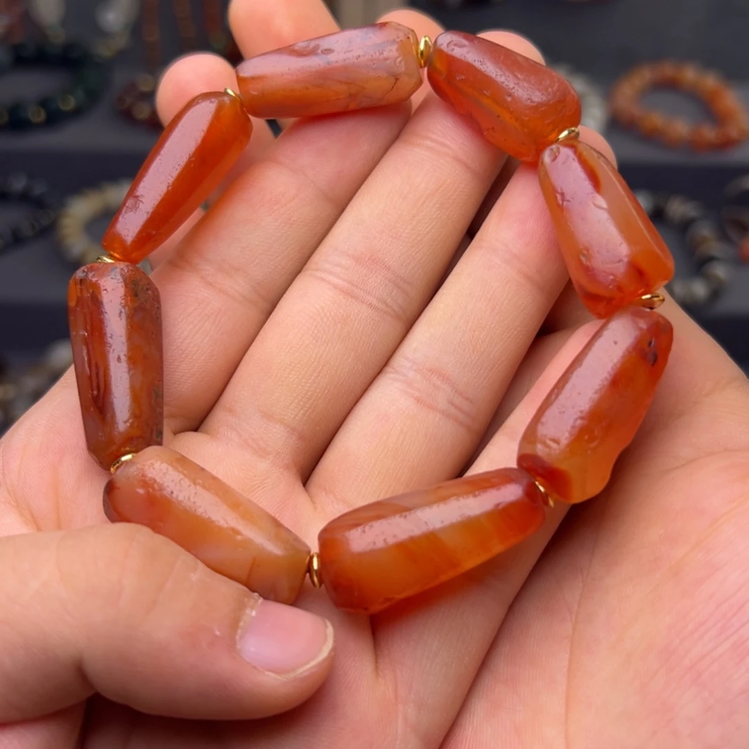 玛瑙/玉髓合金颈饰