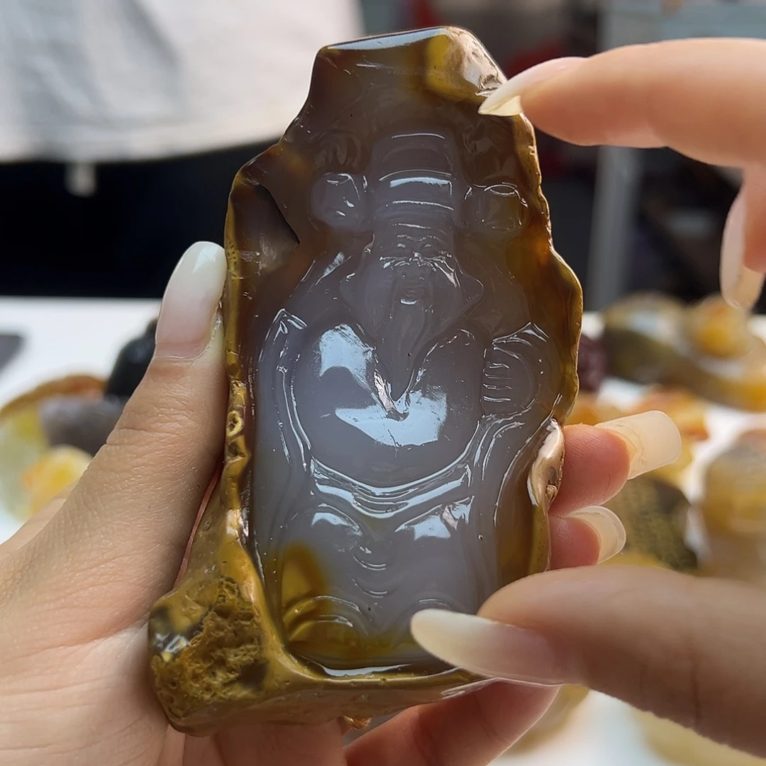 玛瑙/玉髓未镶嵌吊坠(不含链)