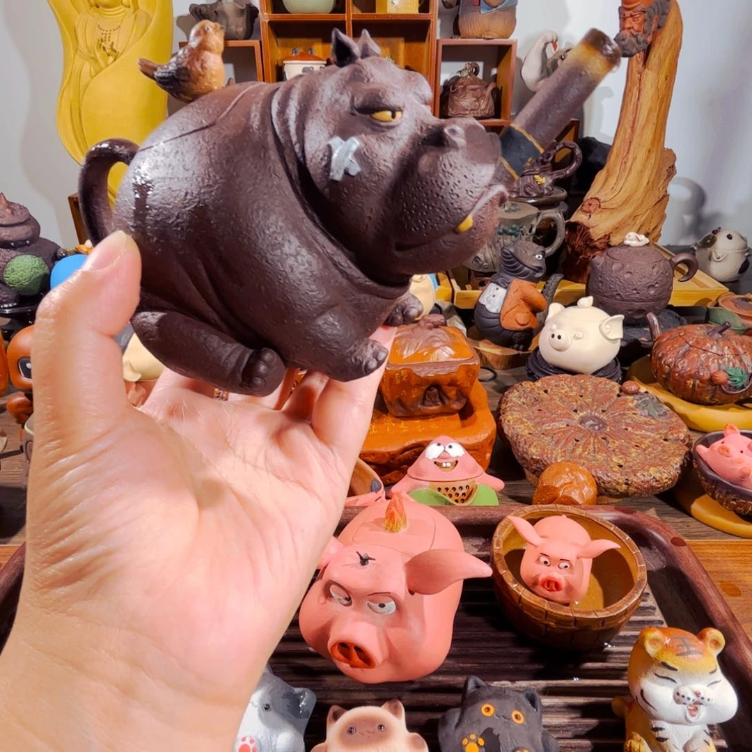 茶壶紫砂瘦*纯手工制作过程就是