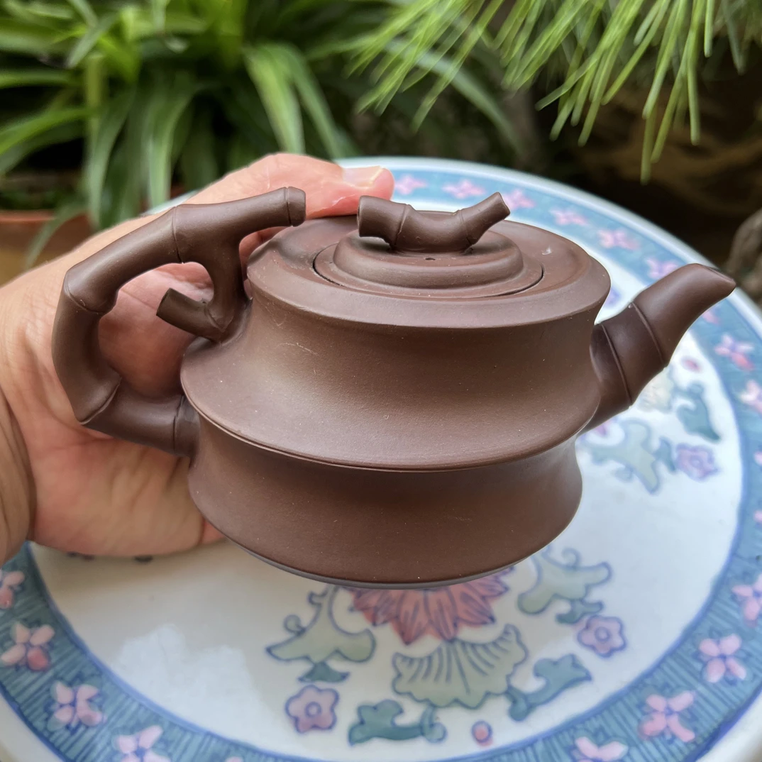 原矿仙竹竹节壶大艳竹壶紫砂竹段紫砂壶竹节茶壶竹节紫砂壶