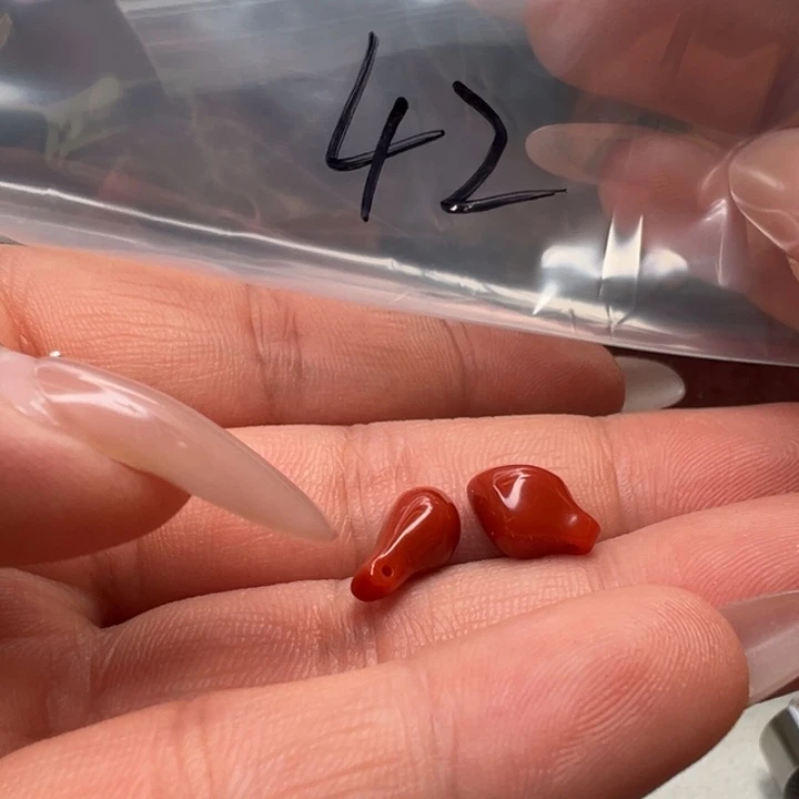 南红玛瑙未镶嵌配饰42