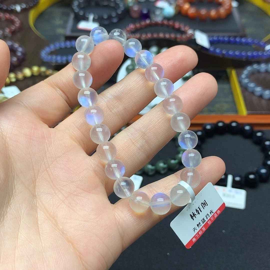 月光石手链未镶嵌手链