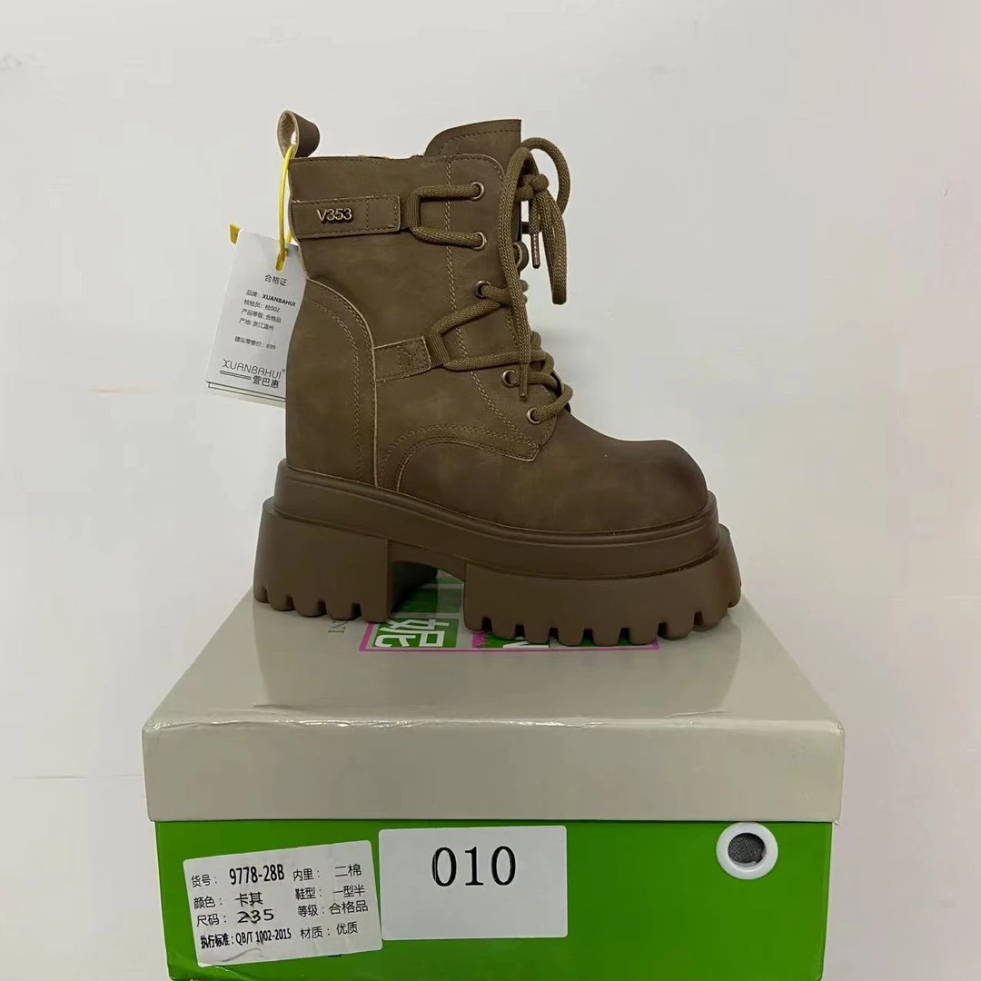 【清仓】2025小个子厚底平增高百搭女鞋010