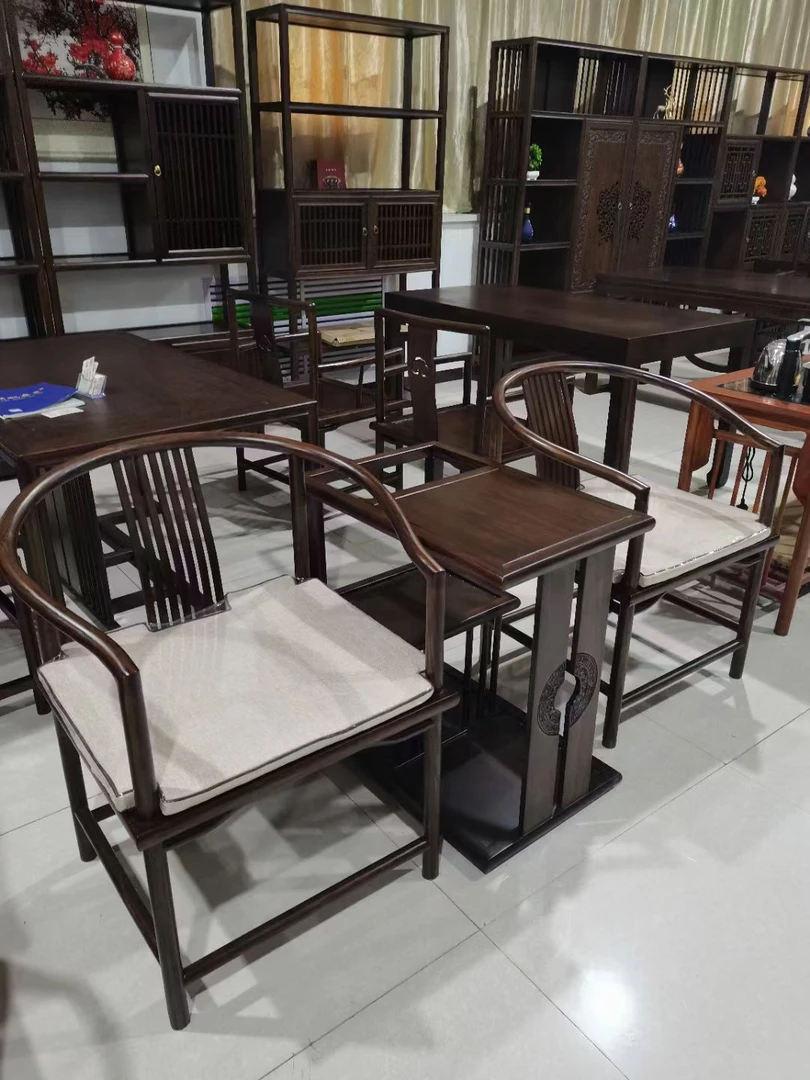 中式阳台电视柜桌椅