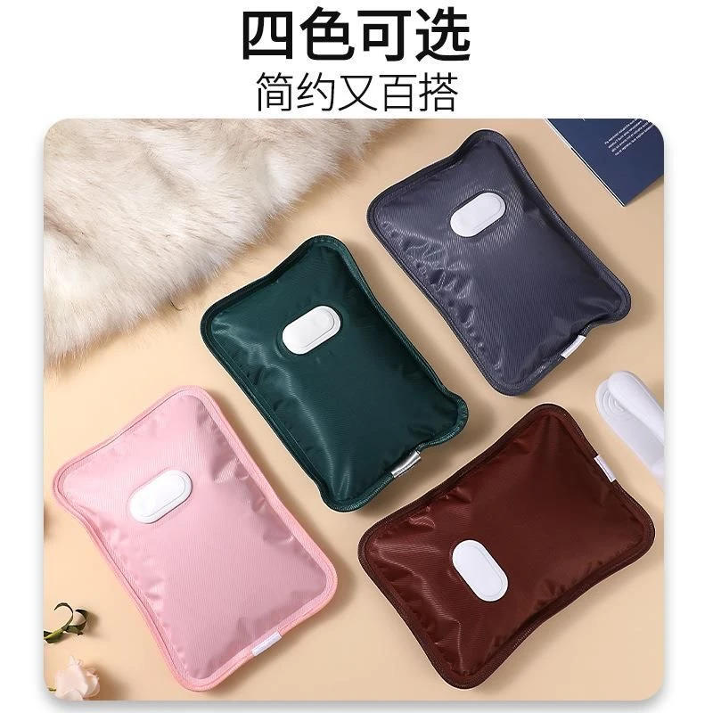 复古热水袋充电式自动断电防雪人暖手宝二合一