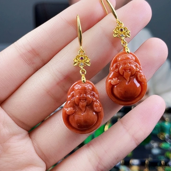 翡翠耳饰未镶嵌饰品