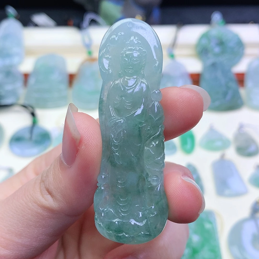 翡翠颈饰未镶嵌吊坠