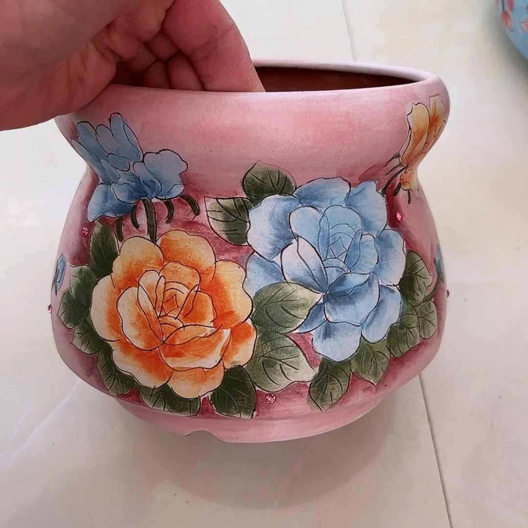 景德镇陶瓷花盆景德镇陶瓷花盆