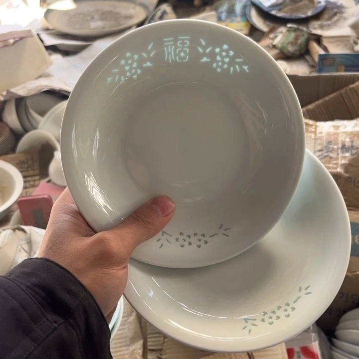 碗陶景德镇高温细白瓷餐具