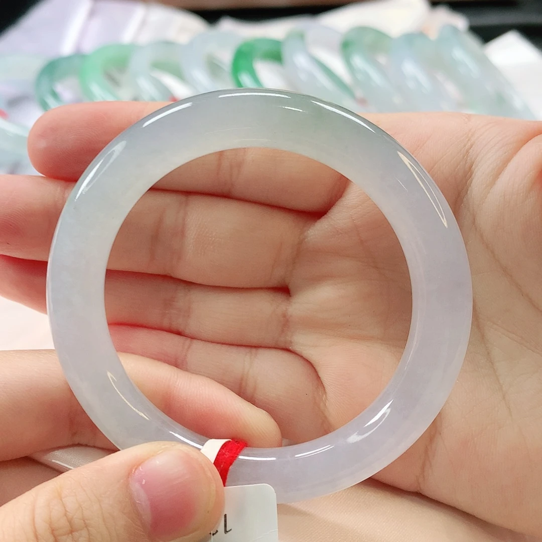 翡翠未镶嵌手镯缅甸天然翡翠手镯