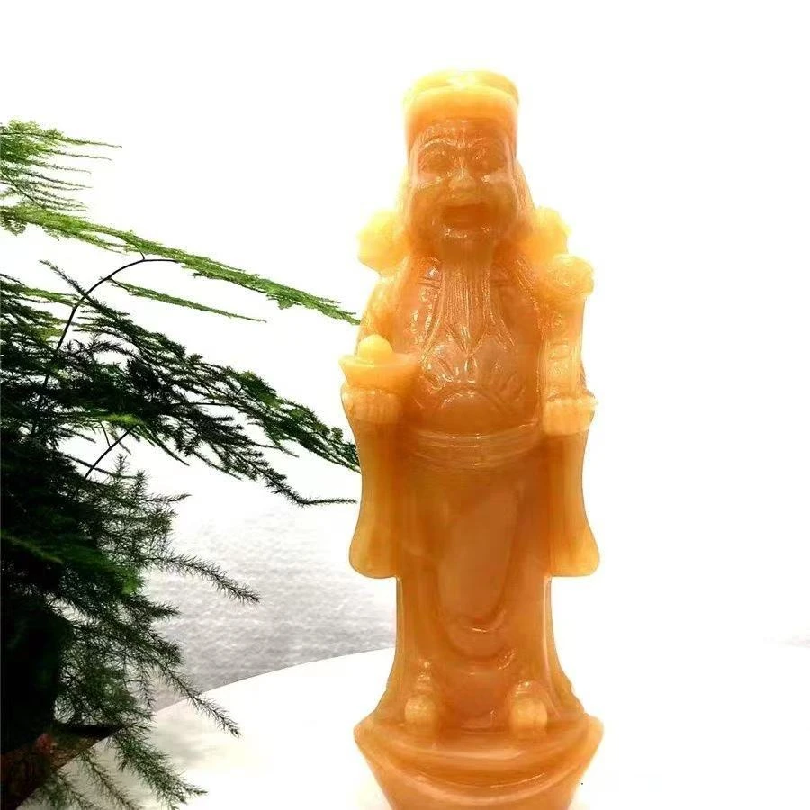 （大林）明皇先生  黄财神摆件