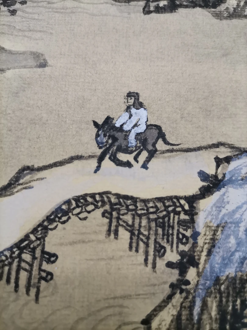 雅致山水画国画雪景图办公室客厅卧室书房茶室餐厅酒店装饰画挂画