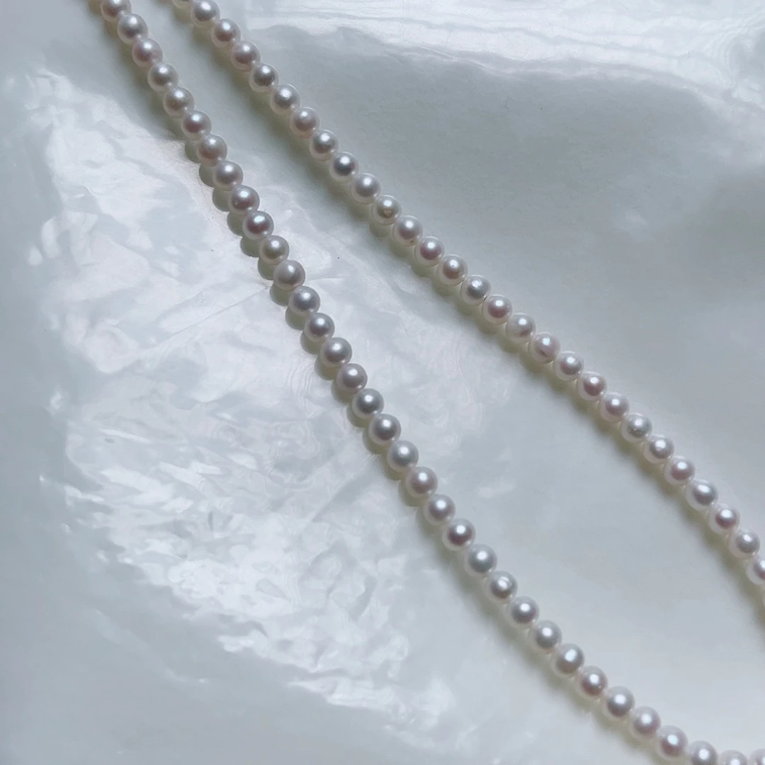 耳饰银S925镶嵌淡水珍珠