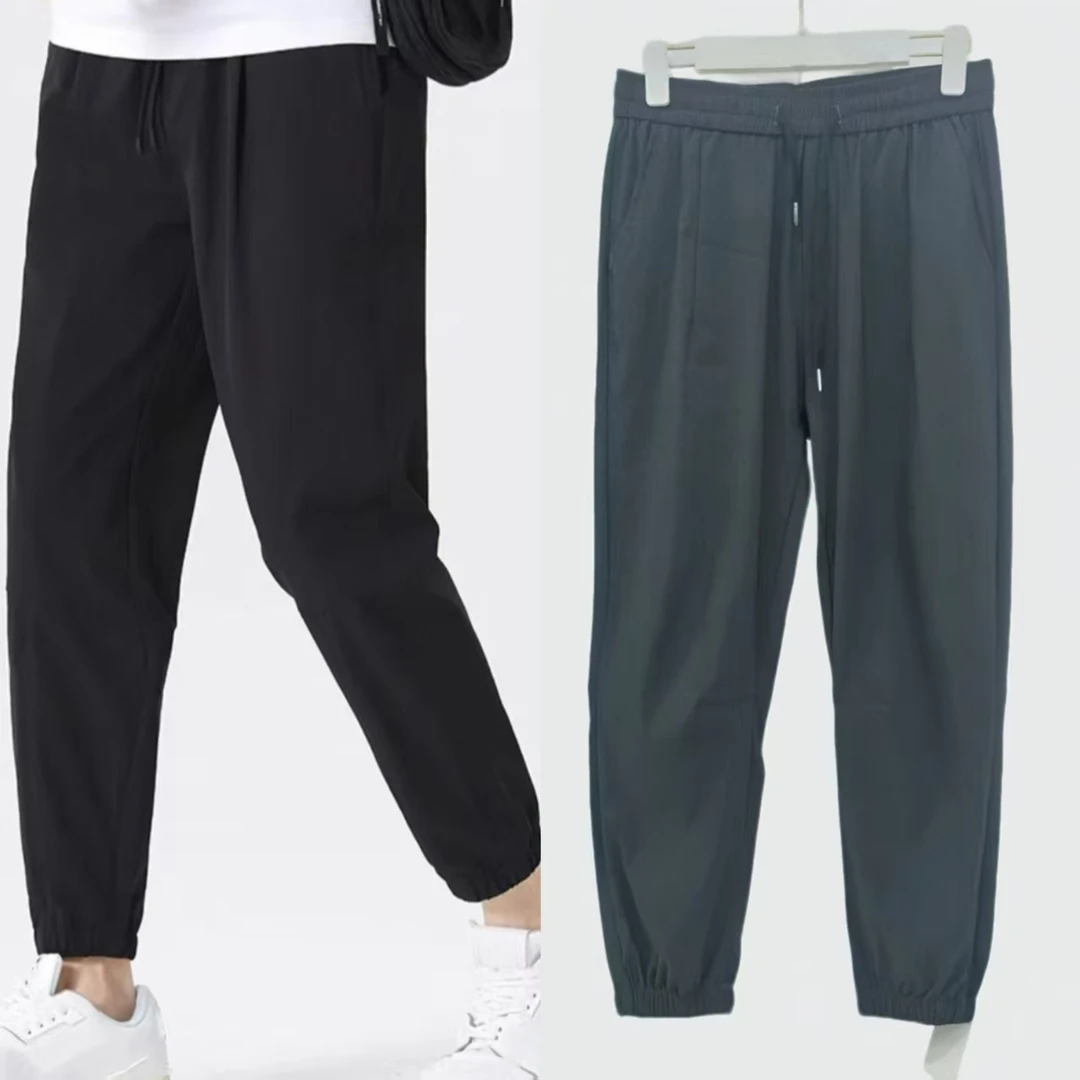 8073-男女士凉感神裤（颜色任意）科技纳米面料3防束口休闲裤