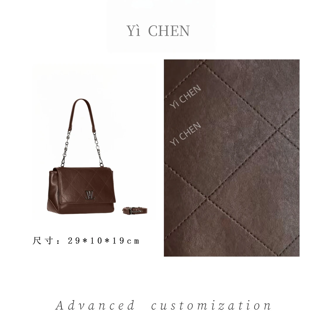 【Yì CHEN】GQ-9001-咖啡简约时尚女士新款轻奢单肩斜跨包