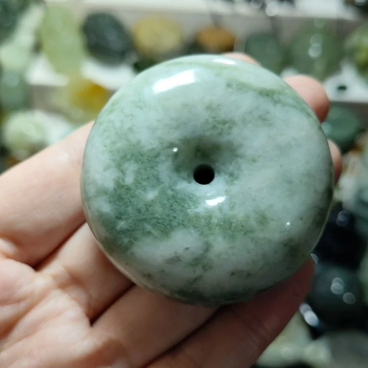 岫玉平安扣未镶嵌