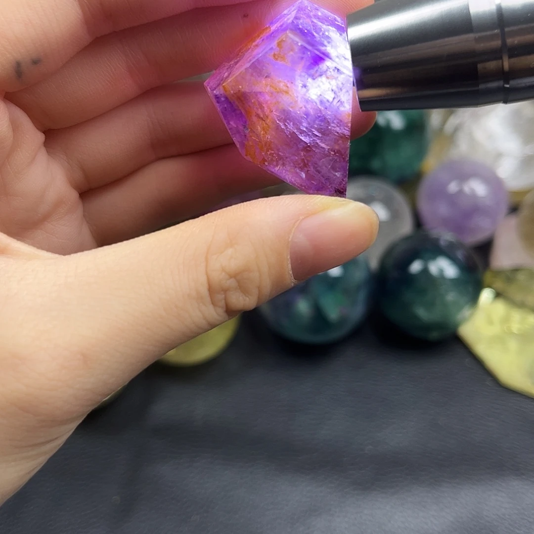 紫晶珠宝半成品未镶嵌386水晶石