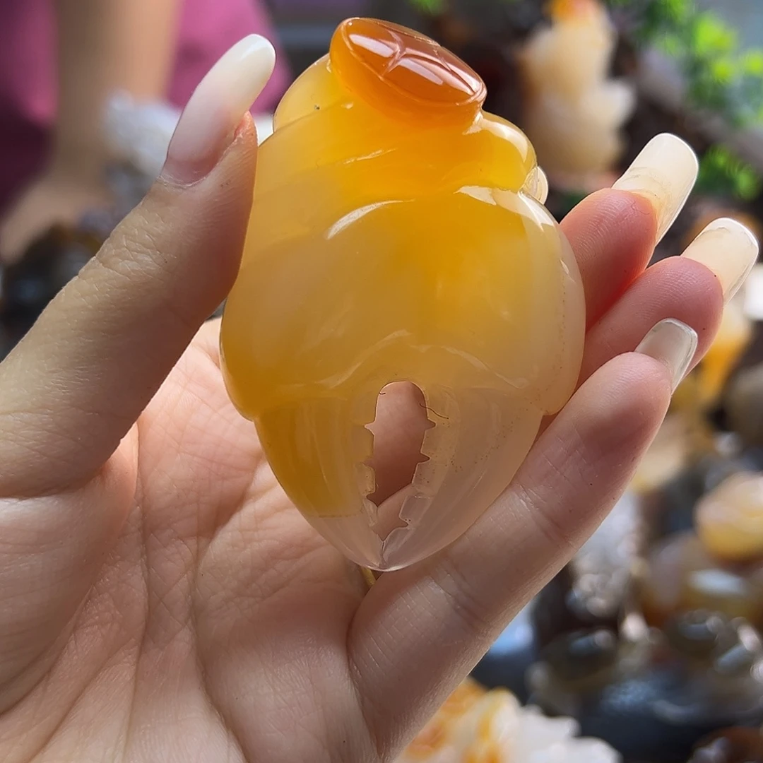 玛瑙/玉髓未镶嵌吊坠(不含链)