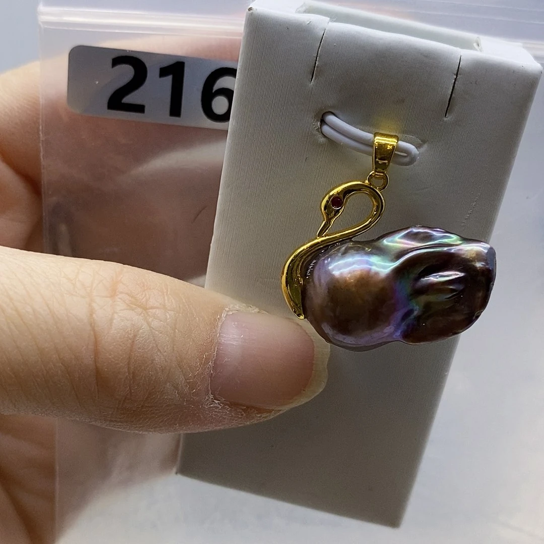 颈饰合金淡水珍珠