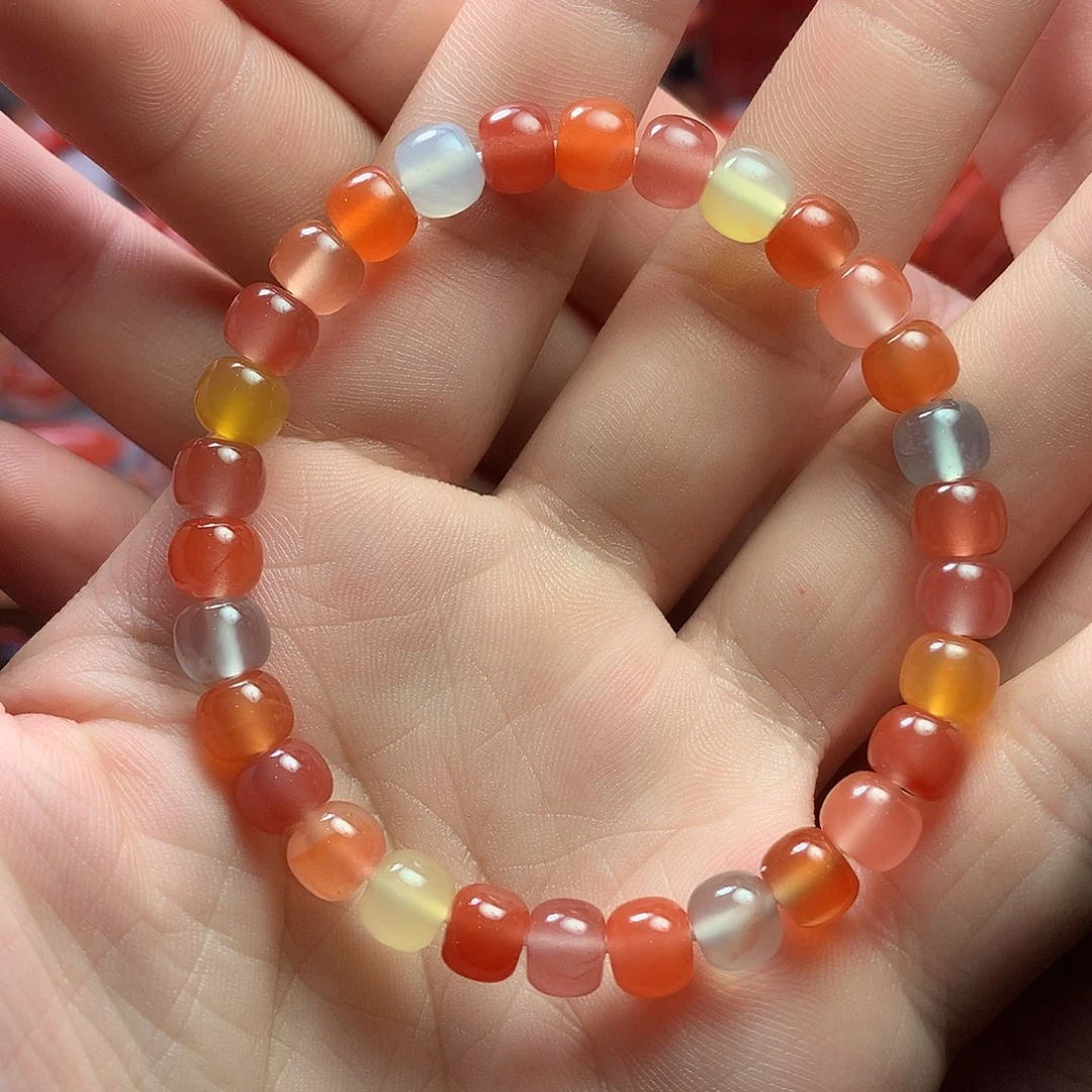 南红玛瑙未镶嵌1多宝单圈