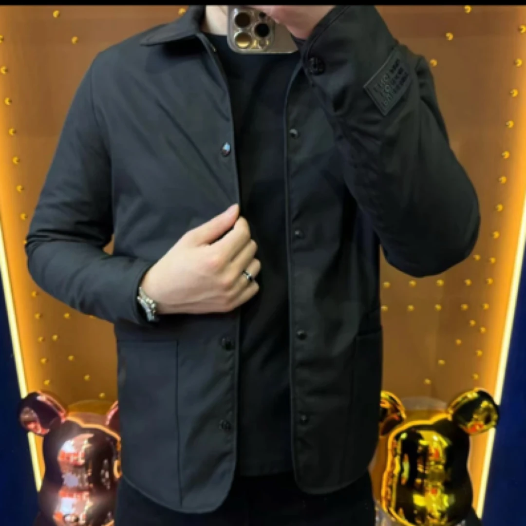 秋冬季新款男士休闲百搭气质夹克外套-9051
