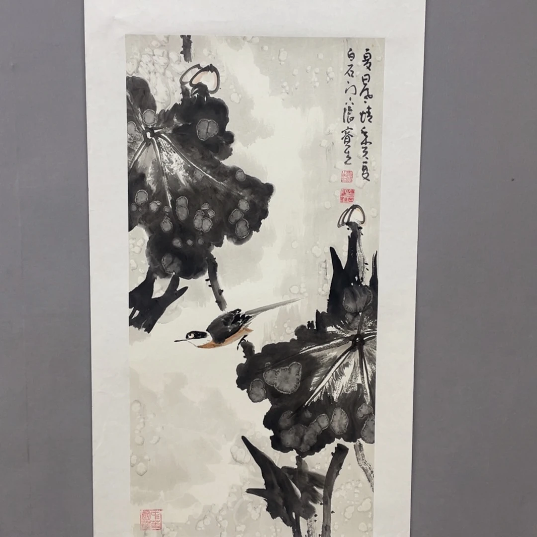 国画艺术家真人手绘