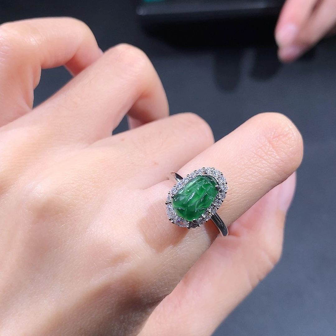 未镶嵌戒指翡翠翡翠