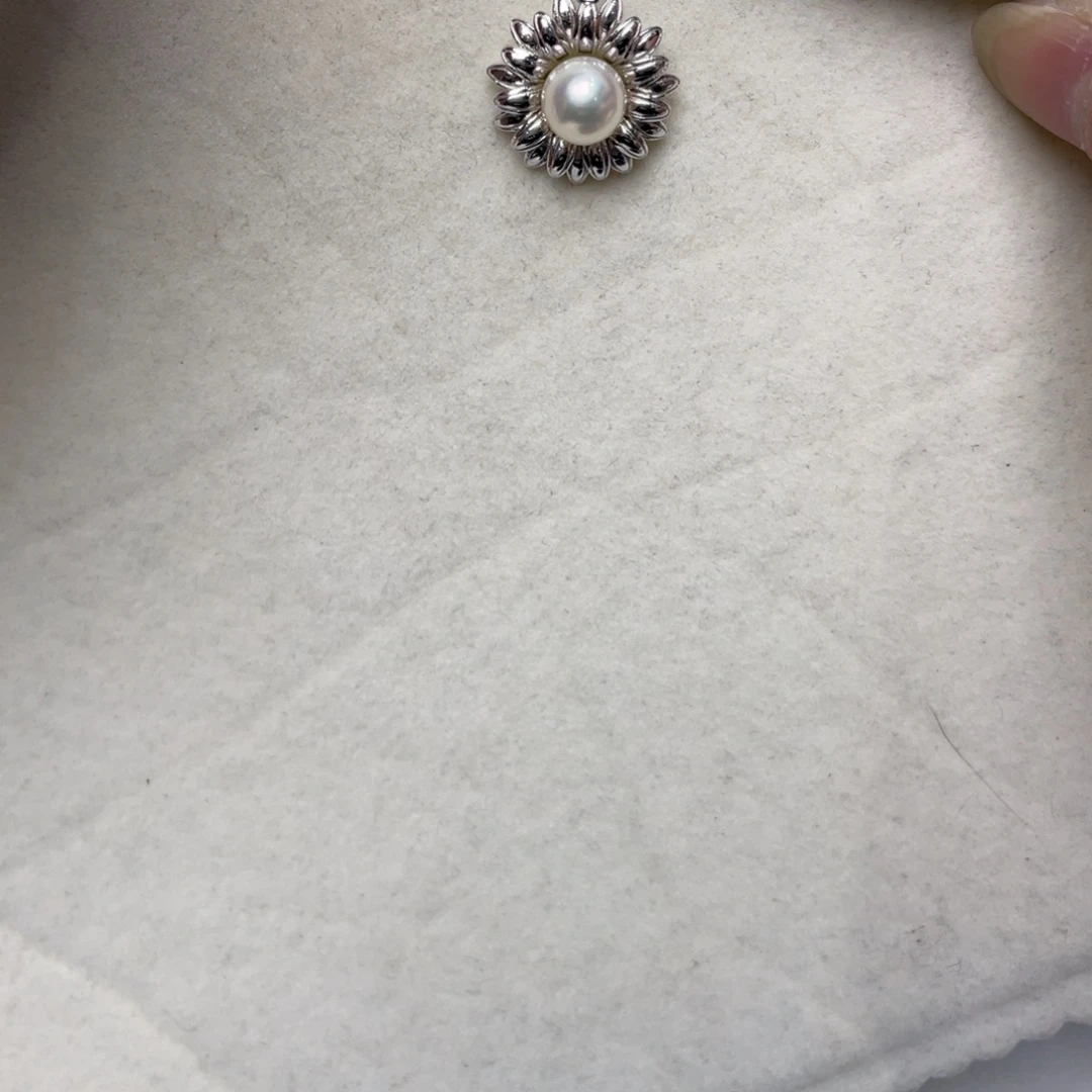 吊坠(不含链)海水珍珠银S925镶嵌