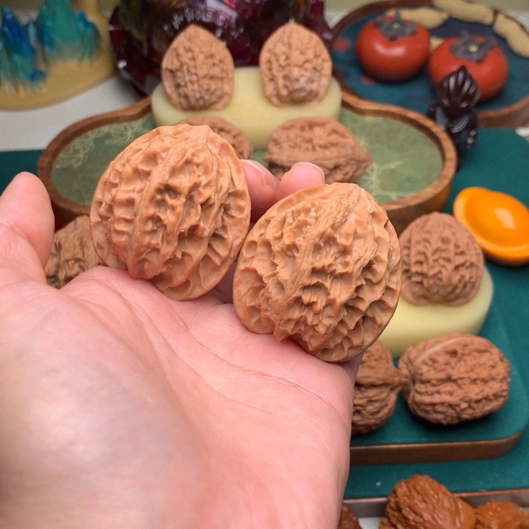 ****二把件文玩核桃核桃