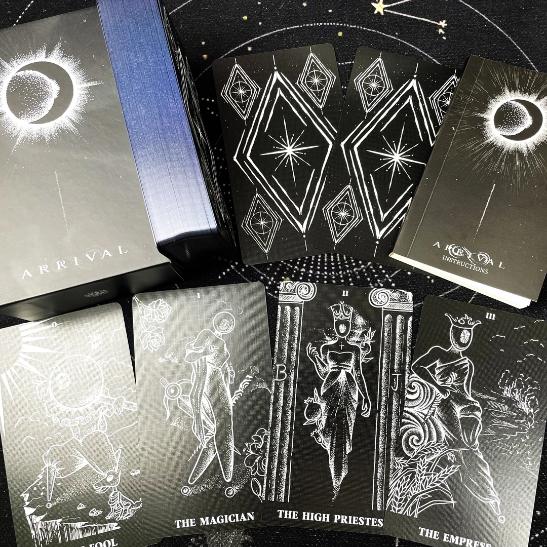 正版【降临】塔罗牌tarot黑白韦特系 桌游卡牌
