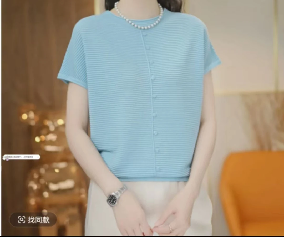2025夏日定制新款潮流针织衫显瘦百搭女生休闲6