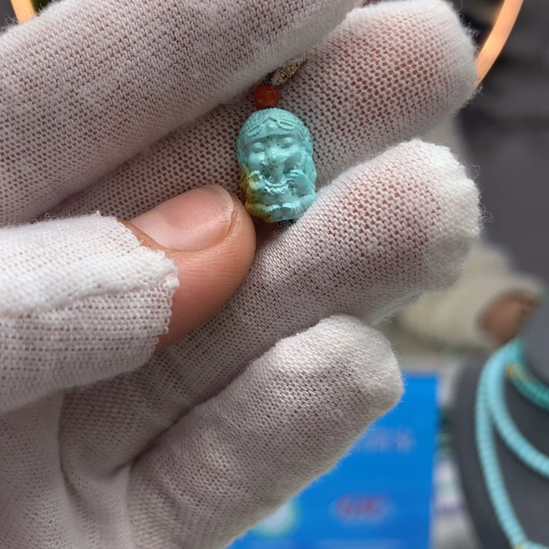 绿松石挂件未镶嵌