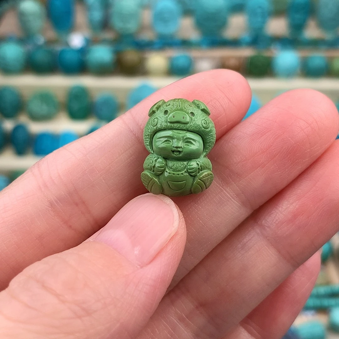 绿松石未镶嵌珠宝奇石