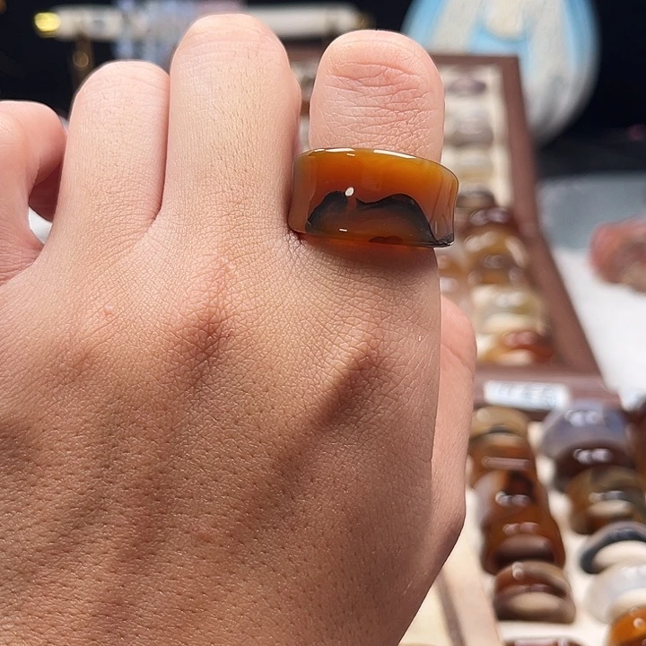 玛瑙/玉髓未镶嵌戒指14