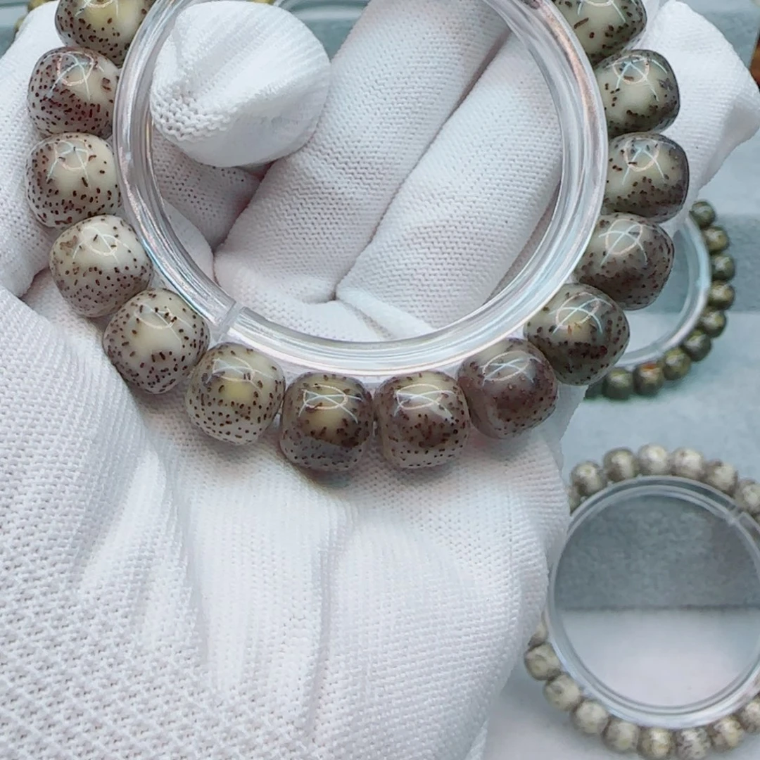 手串星月菩提灰冰12×11