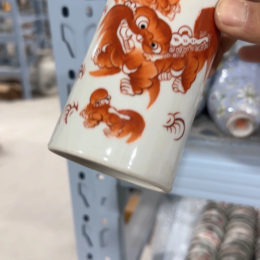 瓷片摆件手绘瓷器年底全部亏钱