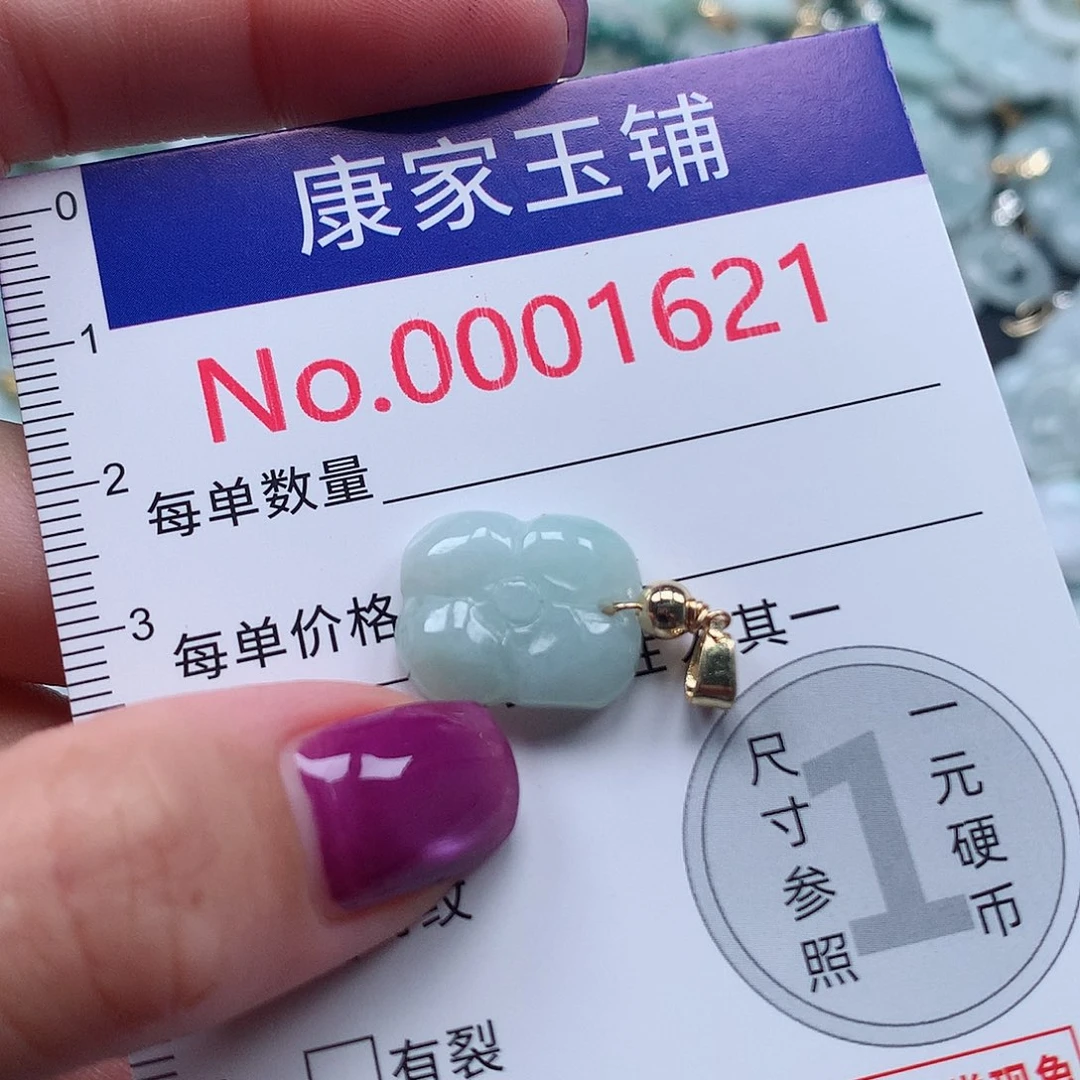 颈饰未镶嵌翡翠v