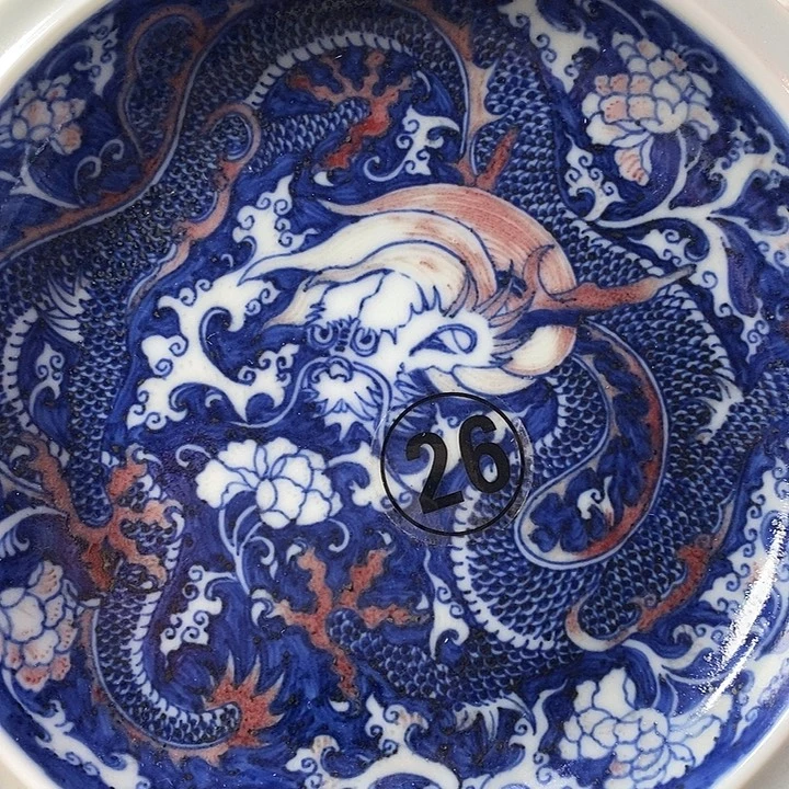 手工手绘青花单杯