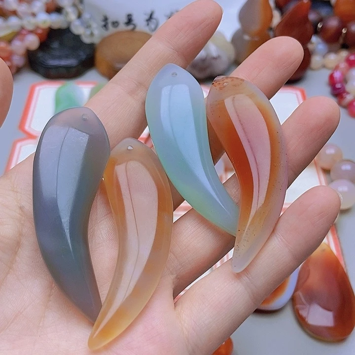 【闪购商品】未镶嵌玛瑙/玉髓珠宝半成品梦*