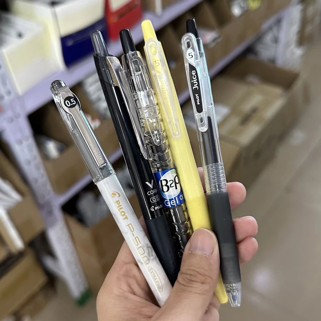 日本百乐热卖5支装中性笔