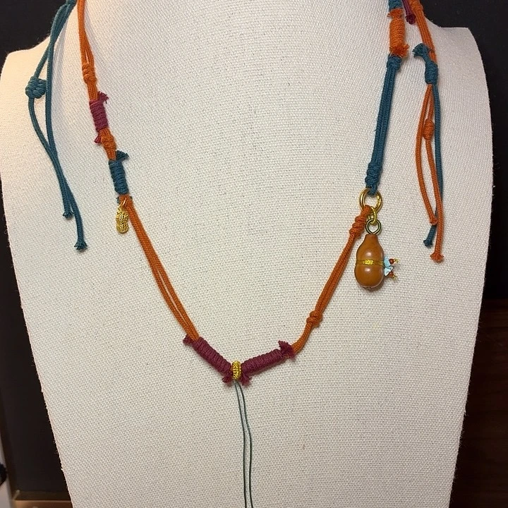手工制作编织民族风项链
