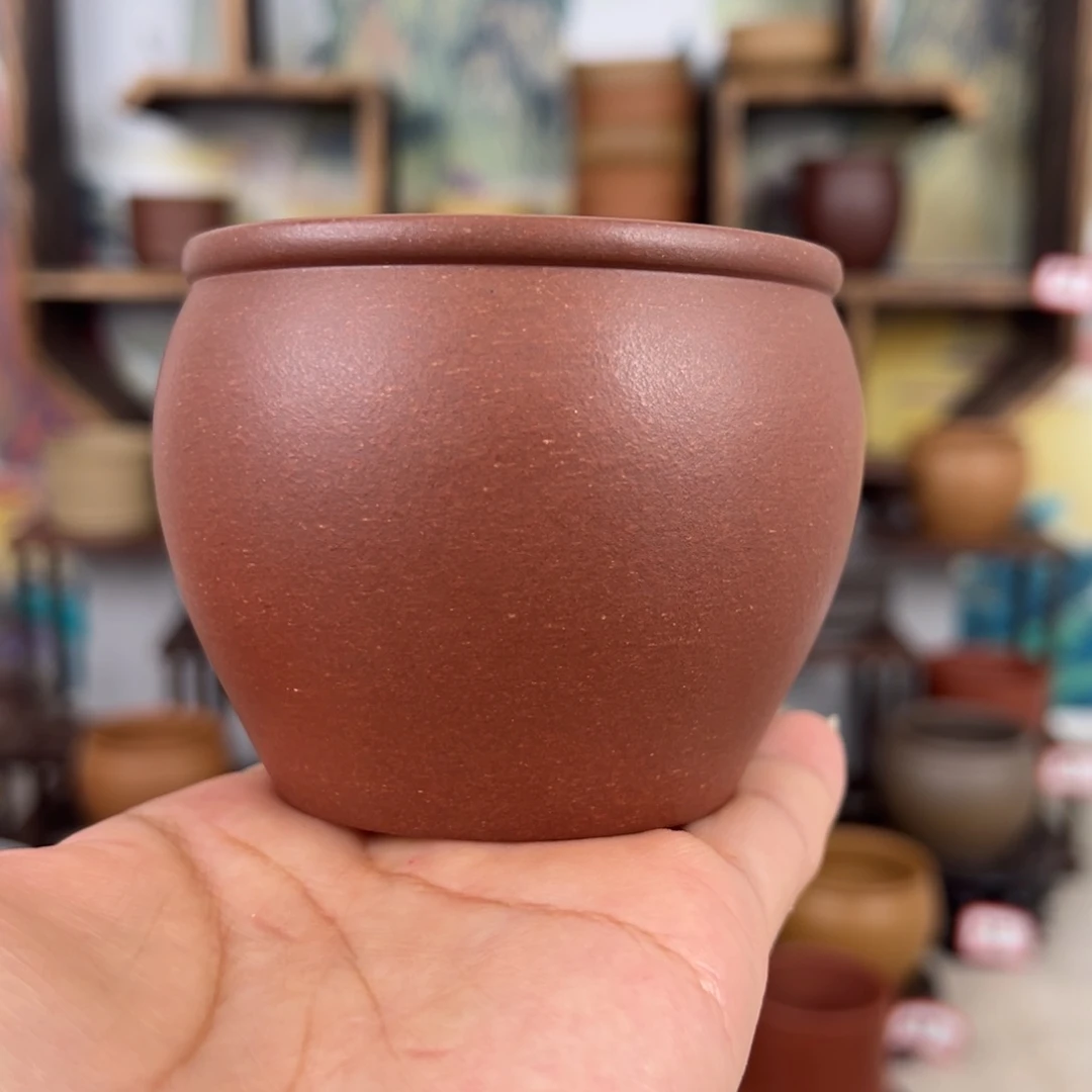 紫砂茶杯拙器甄选，纯原本矿。