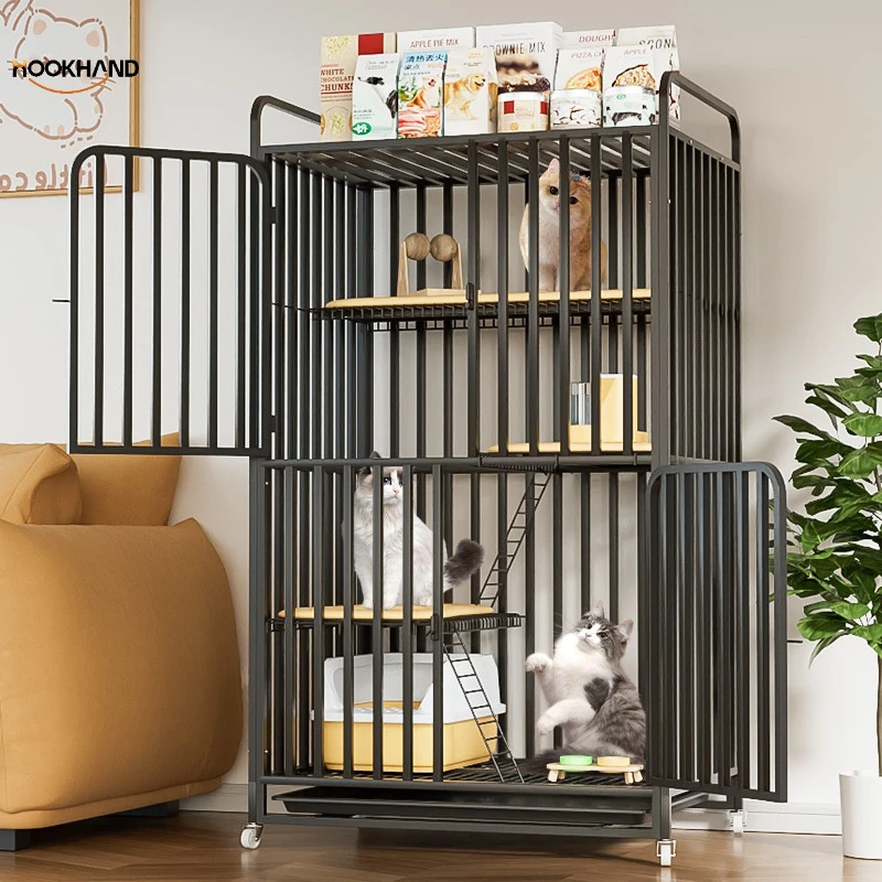 猫笼子超大自由空间家用室内猫别墅加粗加固养猫专用带厕所猫咪屋