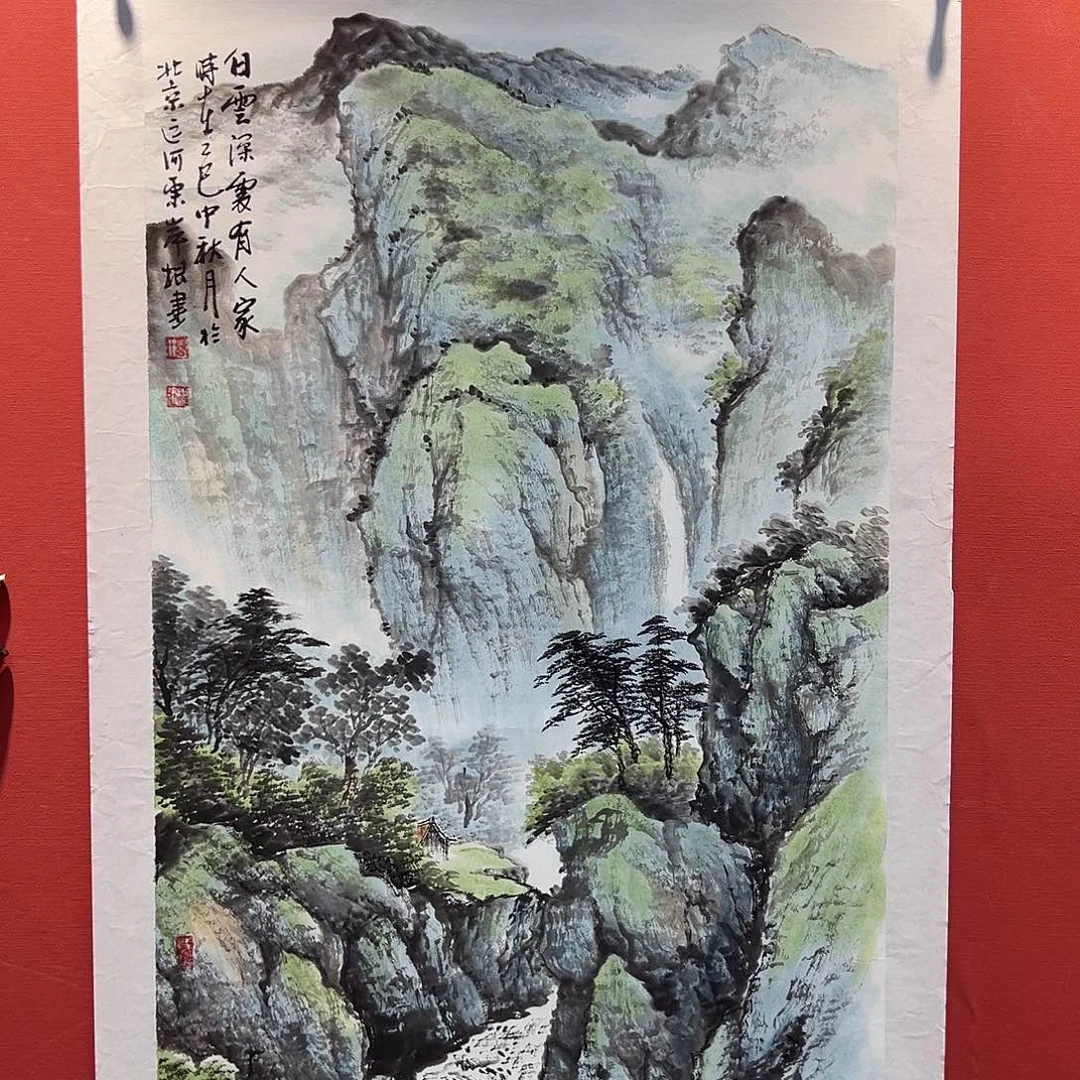 国画曹根建国画作品