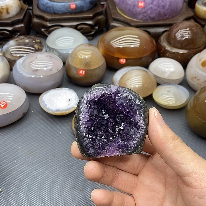 紫晶摆件未镶嵌紫晶