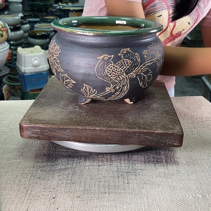 泳坤堂石湾盆陶瓷