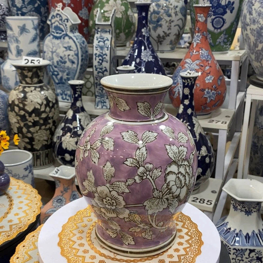 【闪购商品】陶瓷青花瓷花瓶微瑕福利一个