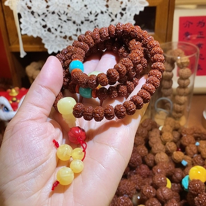 金刚菩提吊坠106玉华108颗高定